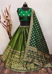 Belle Designer Banarasi Barcode Lehenga Choli - Product Image 3