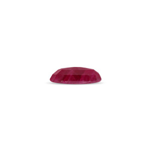 Rubis naturel de haute qualité 6,02 carats, taille ovale Afrique-Emeraude, pierre précieuse rouge et verte pour accessoires de bijouterie, traitement poli à la chaleur - Product Image 1