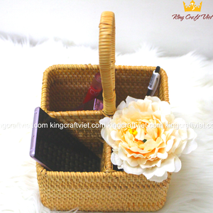 Utensilio de ratán Natural tejido de la mejor calidad, soporte organizador para almacenamiento, herramientas de cocina, decoración del hogar por FBA de Vietnam, Amazon - Product Image 4