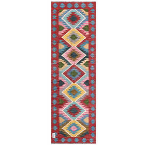 พรมไมมาณา อัฟกานิสถาน คิลิม ขนาด 201 x 65 ซม. ชุดพรมปูพื้น - Product Image 1