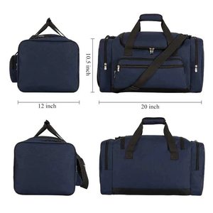 Bolsa de Lona Oxford Roja con Múltiples Compartimentos, Cierre de Cremallera, Asa Superior, Forma Rectangular, Gran Capacidad, Bolsa de Viaje Deportiva - Product Image 5