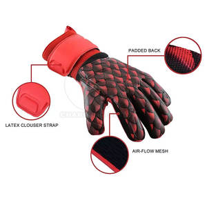 Guantes de Portero de Fútbol Súper Suaves y Cómodos, Guantes de Portero de Alta Calidad de Fabricantes, Nuevo Diseño - Product Image 4