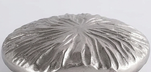 Jarrón de Mesa Redondo de Aluminio y Níquel Estilo Art Deco Moderno, Tamaño Personalizado, Marca Metal Wave, para Sala de Estar, Regalo de Navidad - Product Image 6