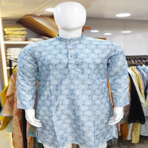 Exportateur indien qualité style moderne haute sur demande coton doux de haute qualité avec impression numérique homme Kurta exportateur mondial - Product Image 1