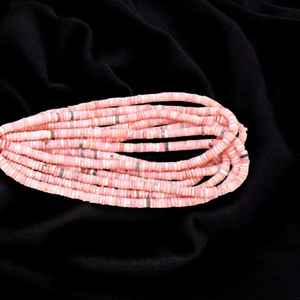 Natural Pink Opal Faceted Rondelle Spacer <b>Beads</b> 5mm-8mm Loose Gemstone Strand for Jewelry Making Wholesale From India - Product Image 5