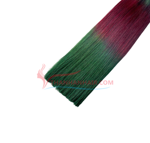 ผมต่อแบบเวฟท์ เกรดเวอร์จิ้น เรมี่ คุณภาพสูง ยี่ห้อ Thanh Cuticle Aligned สีเขียว สำหรับผมตรงแบบ Bone Straight วัตถุดิบจากเวียดนาม - Product Image 6