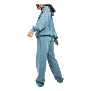 ชุดวิ่งจ๊อกกิ้งผู้หญิงชุดวอร์มผ้าคอตตอน100% 2ชิ้นชุดวอร์มกางเกงวิ่งจ๊อกกิ้งแบบลำลองสำหรับ2025 - Product Image 2