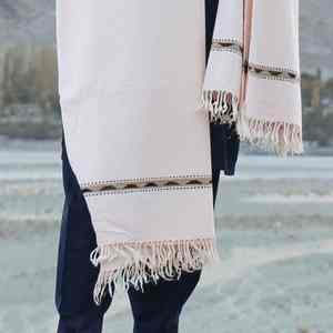 Men Warm Breathable <b>Wool</b> Shawl Winter Soft Traditional Solid Color Stylish <b>Wrap</b> 300g for Daily Use - Product Image 2