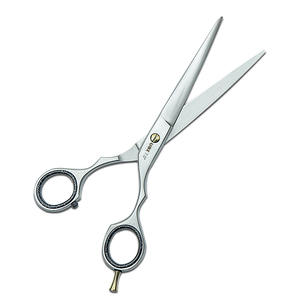 กรรไกรตัดผมมืออาชีพขนาด 7 นิ้วสำหรับคนถนัดขวา |   กรรไกรตัดผมคมกริบ ทำจากเหล็กกล้าคาร์บอนสูง ด้ามจับขนาดกลาง เหมาะสำหรับร้านเสริมสวยและช่างตัดผมชาย - Product Image 4