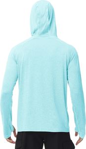 T-shirt de sport à manches longues unisexe UPF 50+ antibactérien 100% polyester 180g personnalisable avec impression par sublimation pour la pêche - Product Image 4