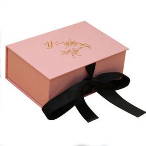 กล่องของขวัญแม่เหล็กหรูหราพิมพ์โลโก้ได้ตามต้องการบรรจุภัณฑ์กระดาษโดยตรงจากโรงงานสำหรับงานแต่งงานเพื่อนเจ้าสาววันเกิดและคริสต์มาส - Product Image 4