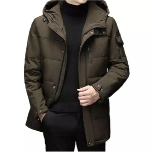 แจ็คเก็ตขนเป็ดมีซิปสำหรับผู้ชายและผู้หญิงเสื้อแจ็คเก็ตกลางแจ้งมีซิปกันลมสำหรับฤดูหนาวของ2026 - Product Image 3