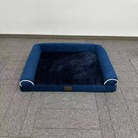 Lit pour chien et chat personnalisé, écologique, en forme de canapé, avec rembourrage en éponge pour un sommeil profond, amovible, lavable, rectangulaire, épais, tapis chaud, niche pour chien
