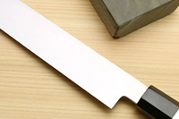 Cuchillo Profesional para Atún de Acero al Carbono, Hoja de Acero al Carbono de Grado Alimenticio, Superficie Forjada, Apto para Lavavajillas, para Cortar Mariscos y Pescado