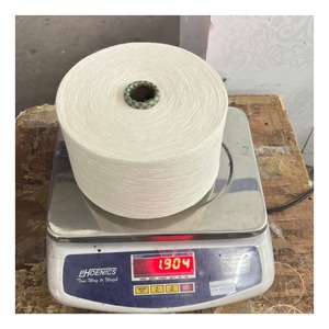 Hilo de algodón 100% hilado en anillo NE 7s/1 blanqueado para tejido textil, absorbente de humedad, disponible en India. - Product Image 3