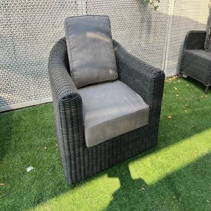 Modern Design Outdoor Conversation Set All-Weather Patio Wicker <b>Sofa</b> Sectional with <b>Cushion</b> for Hotels - Product Image 4