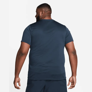 2023 nouveauté haut coton hommes Gym Muscle Compression hauts solide à manches courtes Fit T-Shirts course respirant goutte épaule - Product Image 6