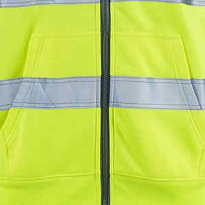 OEM al por mayor precio de trabajo de seguridad desgaste de los hombres reflectante de seguridad con capucha para la venta de alta visibilidad chaquetas de seguridad - Product Image 2