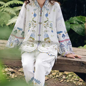 2025 colección de verano púrpura bordado puro césped algodón recto Salwar Kameez indio pakistaní mujeres musulmanas vestido sólido - Product Image 1