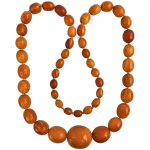 สร้อยคอเรซินสุดหรูสำหรับเป็นของขวัญสำหรับผู้หญิงจี้สีสันสดใสสำหรับเครื่องประดับแฟชั่นผู้หญิงสร้อยคอเรซินตัวอักษรทำด้วยมือ - Product Image 2