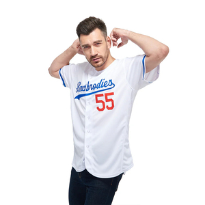 2025 camisetas de uniforme de béisbol personalizadas para hombres, ropa deportiva de mejor diseño, nueva moda callejera, 100% poliéster - Product Image 2
