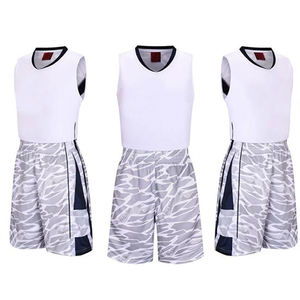 Uniforme de basket-ball nouveau style respirant pour hommes pour l'entraînement ensemble de vêtements de sport haute visibilité en vente - Product Image 2