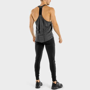 Débardeurs d'entraînement de fitness sans manches pour hommes Stringer de gymnastique en coton à séchage rapide avec conception de bande mince Équipement de sport de musculation - Product Image 4