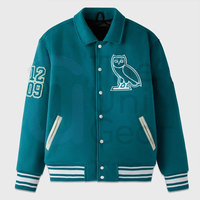 Nouvelle veste universitaire de baseball rouge style urbain pour hommes et femmes, coupe droite, pour l'hiver, 100% coton, écologique, haute qualité