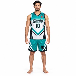 Ropa Deportiva Transpirable, Ligera, para Entrenamiento, Competencia, Práctica, Uniforme de Baloncesto para Hombre, Pantalones Cortos - Product Image 1