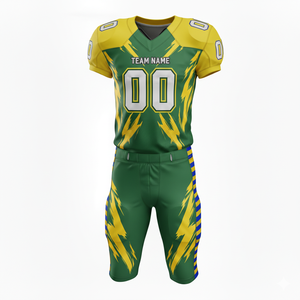 Ensemble de maillot et de pantalon de football américain personnalisé sublimé - Product Image 2