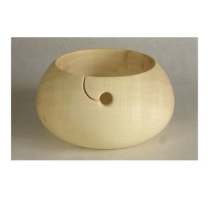 Stylish Wooden Yarn <b>Bowl</b> Wood for Crochet Large Size Knitting <b>Bowl</b> 7"x4" Inch Handmade Use and Sale Product Japanese Style - Product Image 4