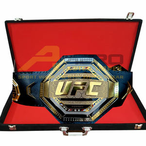 Cinturones de Campeonato de Peso Pesado de la UFC, Cuero Vacuno, Hebilla de Aleación, Tamaño y Color Personalizables, Marca AERO, Logotipo Personalizado, 4 cm de Grosor - Product Image 1
