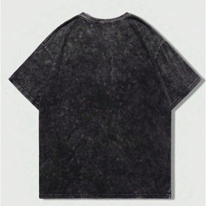 Camisetas Sólidas para Hombre al por Mayor, 260g, 100% Algodón, Manga Corta, Impresión de Logotipo Personalizado, Tallas Grandes, OEM, Directo de Fábrica, Alta Calidad - Product Image 2