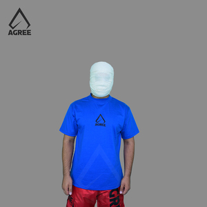 T-shirts en jersey rayés pour hommes, séchage rapide, été, broderie de logo personnalisé, 240g, 100% coton, manches courtes, motif numérique - Product Image 2