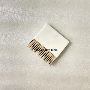 Lowest Factory Manufacture Price Marble With <b>Woven</b> Wicker Placemats <b>Coasters</b> <b>Woven</b> Handmade Square Rattan Tea <b>Coasters</b> Mat & Pad - Product Image 5