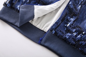 Blouson aviateur à sequins de couleur bleue et rouge pour <span class=keywords><strong>femme</strong></span> Buffalo - Product Image 5