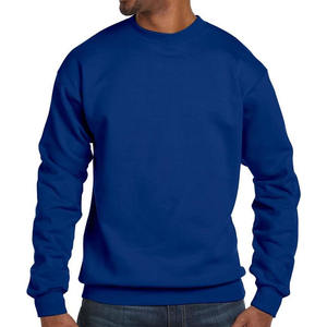Plain Regular Fit Crew Neck <b>Men</b> Sweatshirts Wholesale Price Best Selling Custom Size Cotton Blended Sweatshirts - Product Image 1