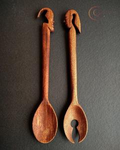 Juego de Cubiertos de Madera Ecológicos Ligeros, Ideales para Loncheras de Viaje y Comidas al Aire Libre - Product Image 5