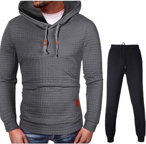 เสื้อฮู้ดผู้ชายสีพื้นมีกระเป๋าข้าง - Product Image 1