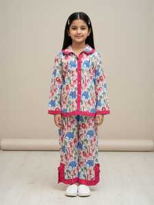 Ropa de dormir de algodón de manga larga para niños y niñas, conjunto de 2 piezas de invierno 2025, ropa de dormir para niños, pijamas personalizados para niñas y niños - Product Image 6