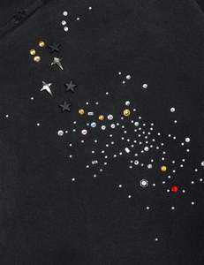 Venta caliente nuevas sudaderas con estilo personalizadas para hombres con cremallera de cara completa y diseño de logotipo de diamantes de imitación de capucha de gran tamaño para sudaderas con capucha de invierno - Product Image 6