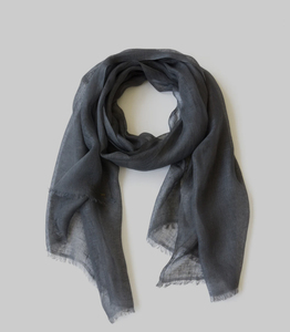 Logotipo personalizado de invierno suave Cachemira chal borla de lujo elegante Color sólido bufanda precio al por mayor barato Cachemira lana otras bufandas - Product Image 2