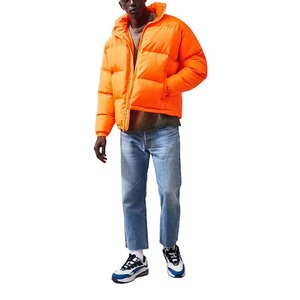 Chaqueta de Invierno Acolchada Personalizada al por Mayor para Hombre, Chaqueta de Burbuja Informal de Poliéster para Invierno con Bolsillos - Product Image 1