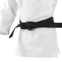 Uniforme de karaté personnalisé pour hommes, logo sur le devant, polyester/coton respirant, vêtements d'arts martiaux, taille et design personnalisés
