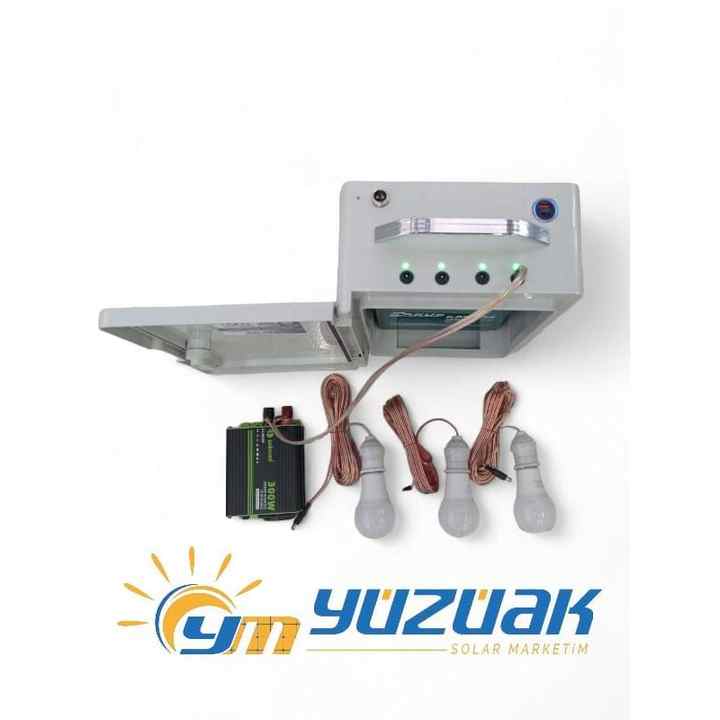 TV, LAPTOP, LAMP and PHONE CHARGING SYSTEM (PORTABLE SOLAR SYSTEM)