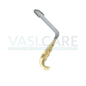 Vaslare vú phẫu thuật rút lại với 36mm spatulated răng vàng-tráng thép không gỉ xử lý làm bằng thép kim loại Epstein thiết kế - Product Image 3