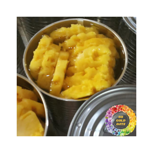 Anillos de piña amarillos frescos en lata Naturalmente dulce Vida útil de larga duración Perfecto para el suministro y distribución de alimentos a granel - Product Image 2
