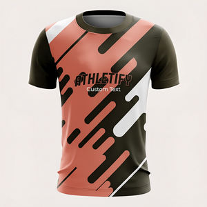 เสื้อฟุตบอลแบบระเหิดสำหรับผู้ชายผ้าโพลีเอสเตอร์ระบายอากาศได้ดี100% สำหรับการฝึกซ้อมเกม - Product Image 1