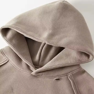 เสื้อฮู้ดดี้ผู้ชายสีดำ ผ้าฝ้าย ทรงปกติ คุณภาพพรีเมียม ปี 2026 ลายฟอกสีแบบพิเศษ สำหรับผู้ชาย - Product Image 2