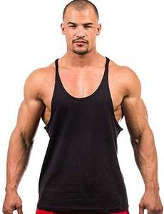 2023 Men's Breathable Fitness <b>Tank</b> <b>Top</b> Quick Dry Custom Wholesale-Knitted Weave Plus Size Option - Product Image 2